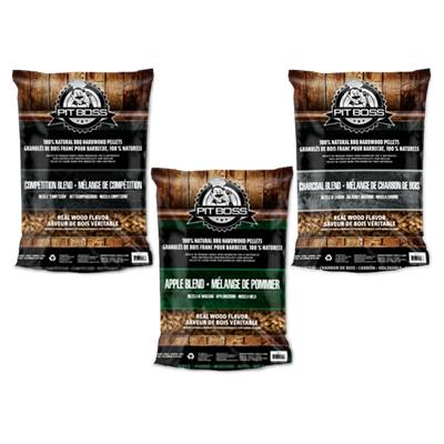 Bundle 3 x 9 kgs Pit Boss Hardwood Pellets (C/CH/A)