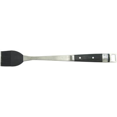 Steven Raichlen Forged Stainless & Pakkawood Silicone Basting Brush