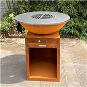 Brazier Ø85cm corten steel