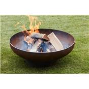 Outdoor brazier in corten steel Jack 60