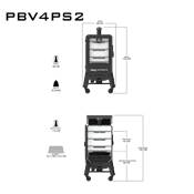 Vertical pellet smoker PRO SERIES 4 WI-FI