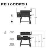 Pit Boss PRO SERIES 1600 WI-FI Pellet Grill