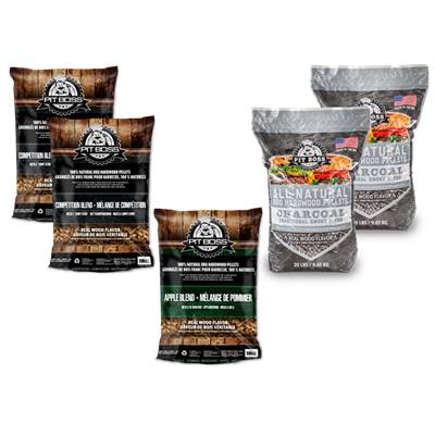 Bundle 5 x 9 kgs Pit Boss Hardwood Pellets (C/CH/A)