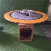 Wooden serving ring for brazier Ø100cm