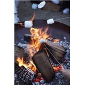 Outdoor brazier in rusty corten steel Jack 100 cm