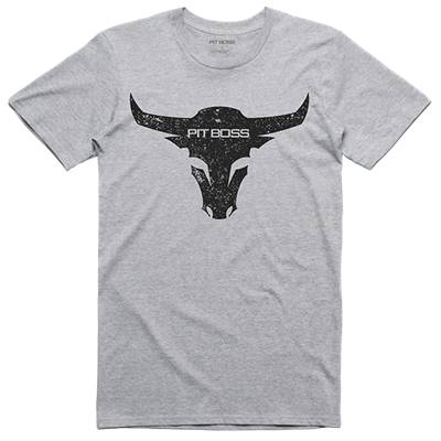 Pit Boss T-Shirt, Grey Heather-Mens
