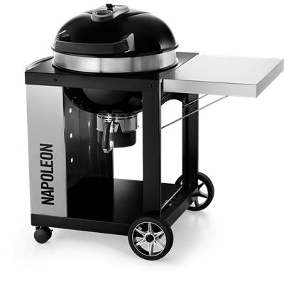 22" PRO Cart Charcoal Napoleon Kettle Grill