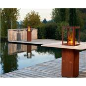 Pellet Outdoor Heater FARO QBE Corten Steel