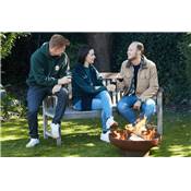 Outdoor brazier in corten steel Jack 60