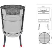 Churraco Charcoal Grill in Stainless Steel