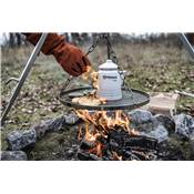 Round cooking grid for tripod