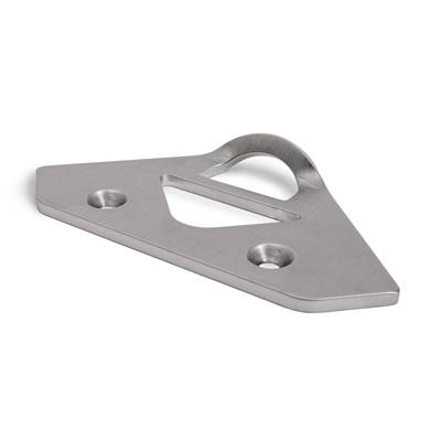 Locking plate with bottle opener for icebox