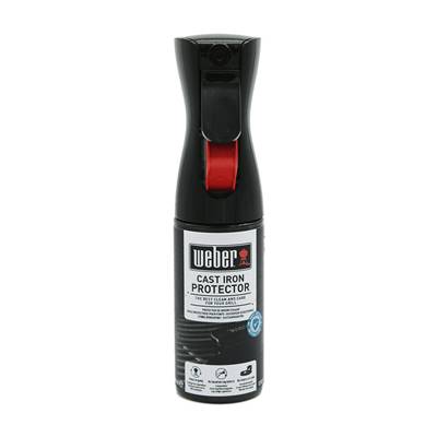 Protective spray for Weber cast iron