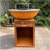 Brazier Ø85cm corten steel