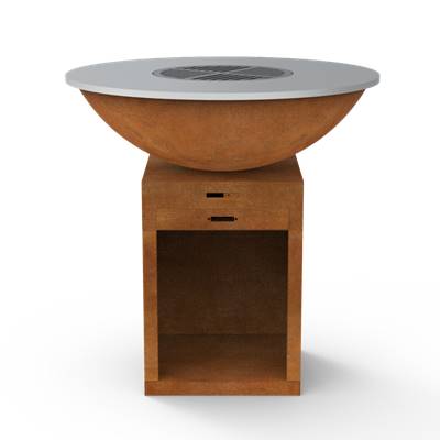 Brazier Ø100cm corten steel