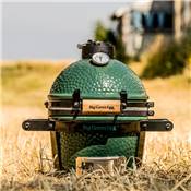 MiniMax BIG GREEN EGG Kamado with carrier