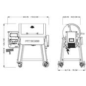 PIT BOSS WOOD PELLET GRILL COMPETITION SERIES 1250
