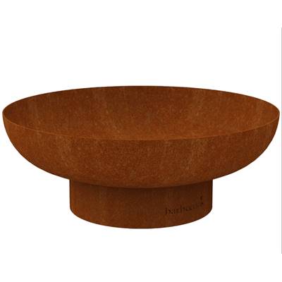 Outdoor brazier in rusty corten steel Jack 100 cm
