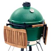 Large BIG GREEN EGG Acacia Wood Shelves