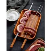 Double Skewer Tramontina Churrasco, stainless steel & wood 65 cm