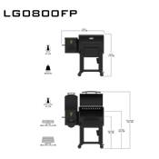 Louisiana Grills Founders Premier 800 Wood Pellet Grill