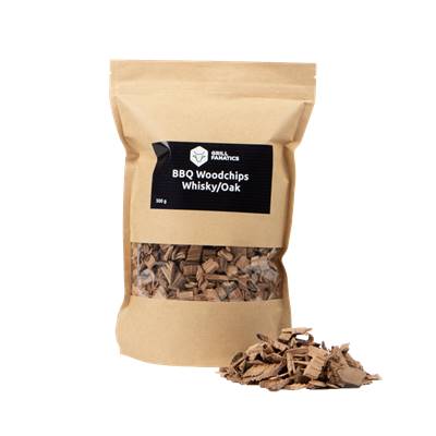 Whiskey Barrel Oak Wood Chips 500g