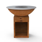 Brazier 100cm corten steel