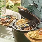 BIG GREEN EGG Half flat cooking stone L for Conveggtor basket