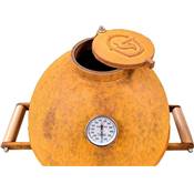 Goldens' Cast Iron Mini Kamado "Little Brother Natural"