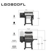 Louisiana Grills Founders Legacy 800 Wood Pellet Grill