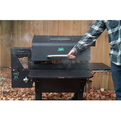 Black GMG DANIEL BOONE PRIME + Wood Pellet Grill